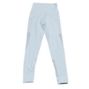 Womens White Aerie Chill.Play.Move Leggings with pockets